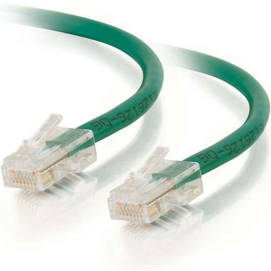C2G Non-Booted Unshielded Cat6 Network Cable - Green - 25ft Image