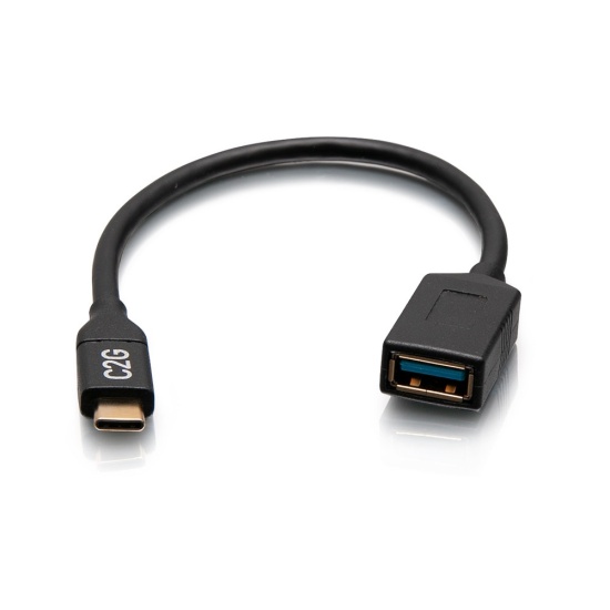 C2G USB-C to USB-A Video Adapter Cable - 5.9in  Image