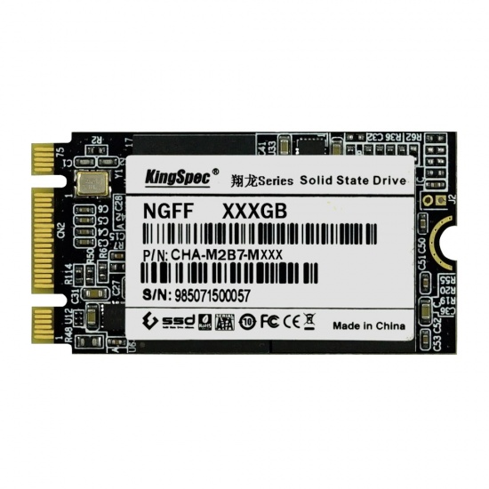 128GB KingSpec M.2 NGFF SSD 42mm Solid State Disk Image