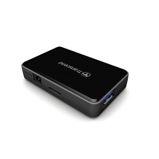 Transcend HUB3 4-port USB Hub - USB3.0 - with power supply Image