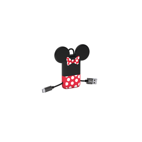 Disney Minnie Mouse Keyline Micro USB Cable 22cm Image