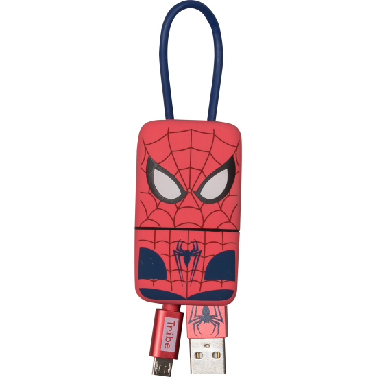 Marvel Spiderman Keyline Micro USB Cable 22cm Image