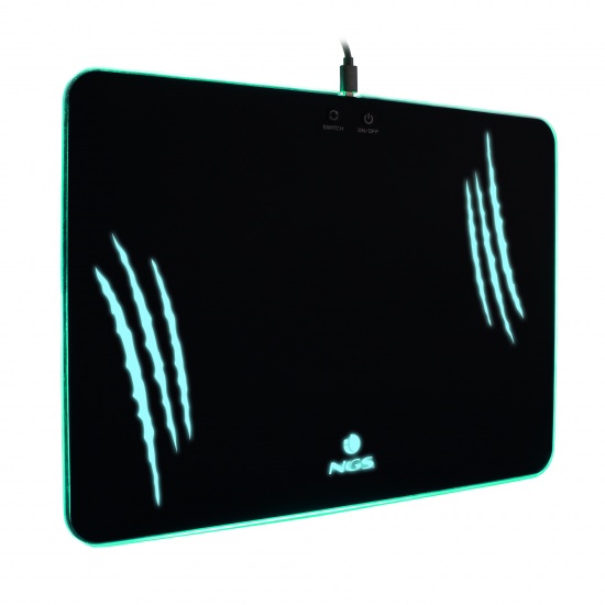 NGS Multi-color Illuminated Gaming Mouse Pad Image