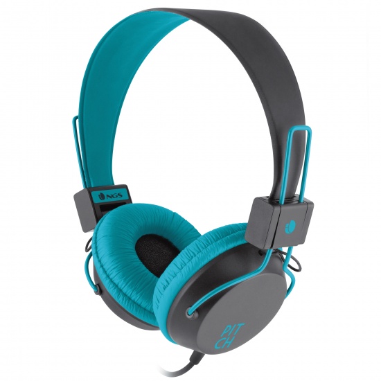 NGS Pitch Foldable Headphone with Microphone - Blue Image