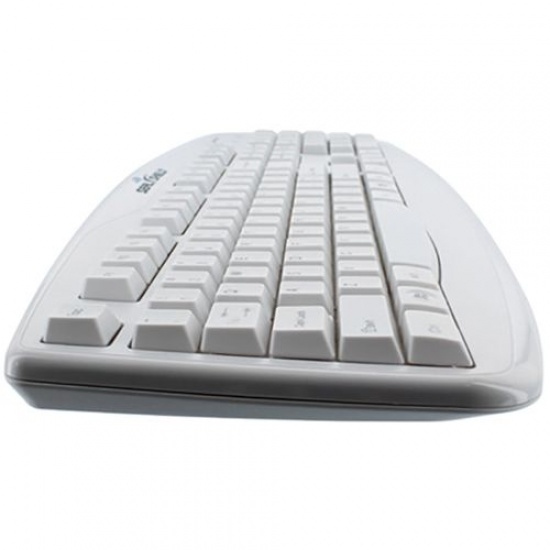 Seal Shield Silver Storm Washable Medical Grade USB Keyboard - White Image