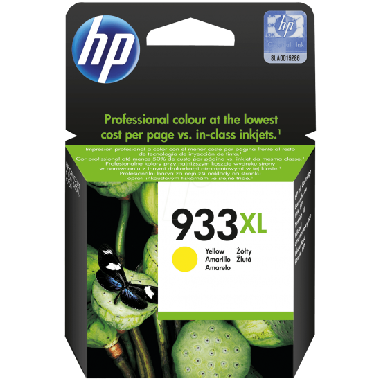 HP 933XL High Yield Yellow Original Ink Cartridge Image