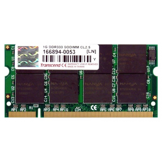 333 MHz 200 Pines QUMOX Módulo de Memoria SODIMM 1GB DDR 333 PC2700 Cl 2.5 