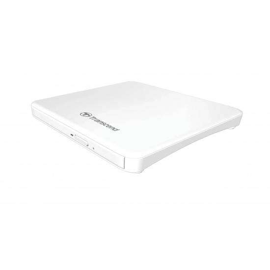 Transcend Extra Slim Portable DVD Writer 8XDVDS White Image