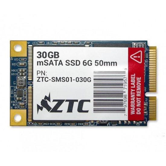 30GB ZTC Bulwark mSATA 6G 50mm Solid State Disk - ZTC-SMS01-030G Image