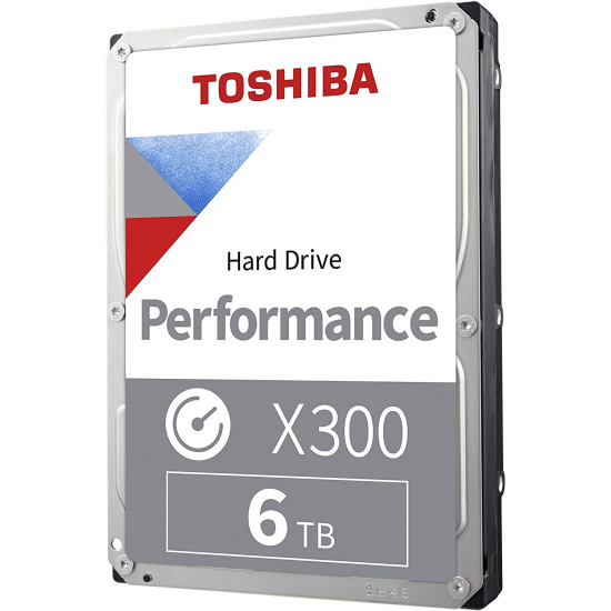 6TB Toshiba X300 3.5 Inch Serial ATA III Internal Hard Drive Image