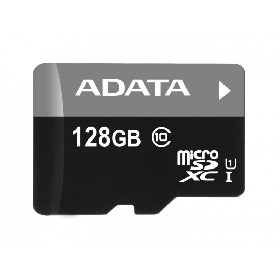 128GB AData Turbo microSDXC UHS-1 CL10 Memory Card w/SD adapter Image