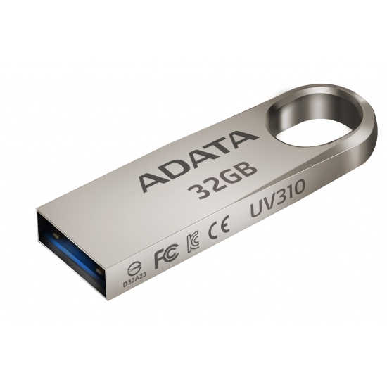32GB AData UV310 USB3.1 Metallic USB Flash Drive Image