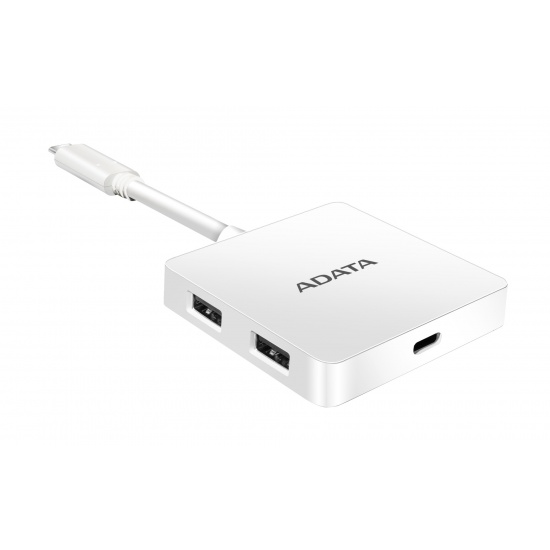 AData USB-C Hub - White - 4 Ports (HDMI, USB-C, 2x USB3.1) Image