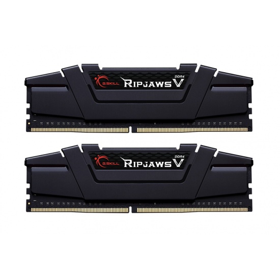 32GB G.Skill DDR4 PC4-28800 3600MHz Ripjaws V for Intel CL16 (16-19-19-39) Dual Channel kit (2x16GB) Black Image