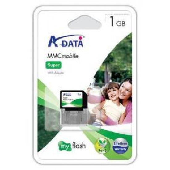 1GB AData MMC Mobile (RSMMC) Super Memory Card