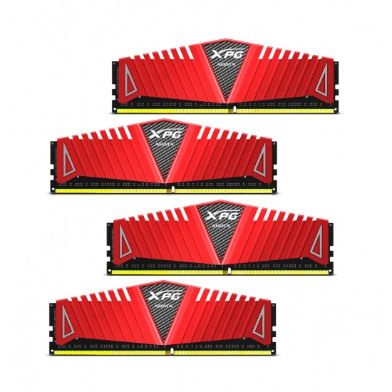 32GB AData XPG Z1 Series DDR4 3200MHz PC4-25600 CL16 Quad Channel Kit (4x8GB) Red Heatsinks Image