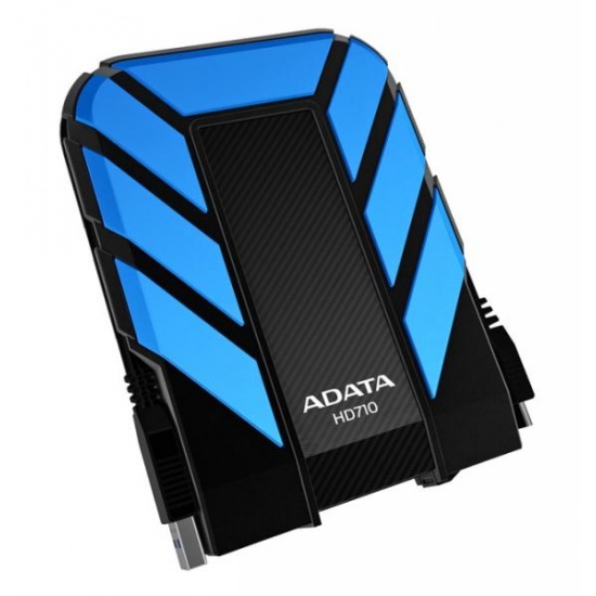 750GB AData DashDrive Durable HD710 USB3.0 Portable Hard Drive (Blue/Black) Image