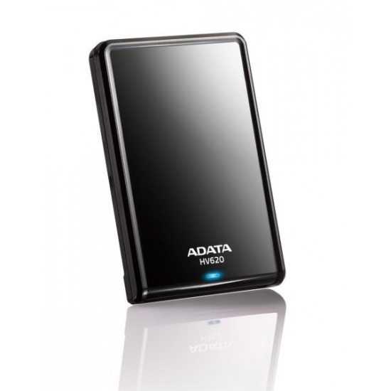 1TB AData DashDrive HV620 USB3.0 Black Portable Hard Drive Image