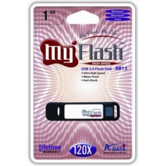 1Gb A-Data myFlash USB2.0 120x Ultra Speed Flash Drive Image