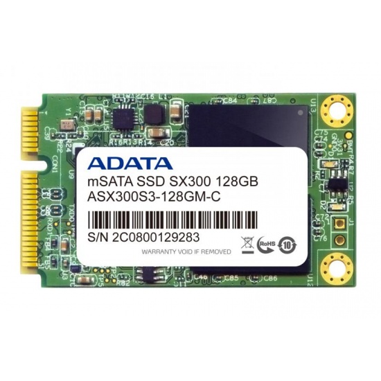 128GB AData XPG SX300 mSATA 6Gb/s Solid State Disk (550MB/sec read speed) Image