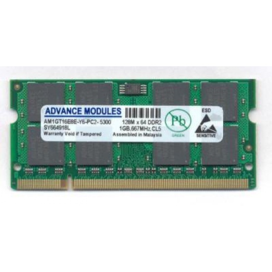 1Gb Advance DDR2 667MHz PC2-5300 SO-DIMM 200 pins Image