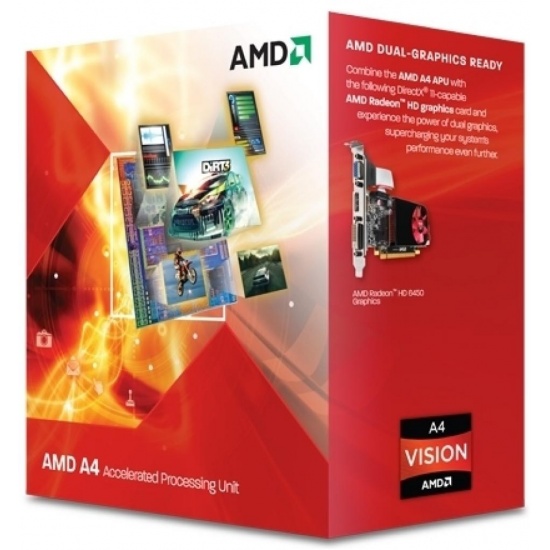 AMD A4-4000 3GHz L2 Desktop Processor Boxed Image