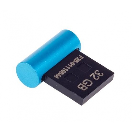 32GB Apotop Apple Addicted AP-U2 Ultra-Small USB2.0 Flash Drive Blue Image