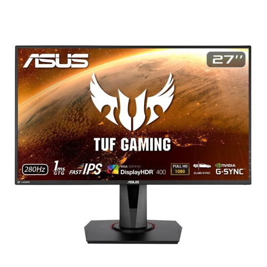 ASUS TUF Gaming VG279QM 1920 x 1080 pixels Full HD LED HDR Gaming Monitor - 27 in Image