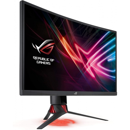 ASUS ROG Strix XG27VQ 1920 x 1080 pixels Full HD LED Curved Eye Care Gaming Monitor - 27 in Image