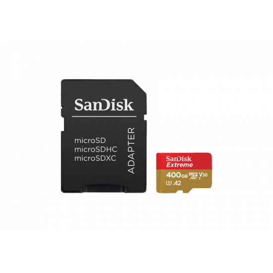 400GB SanDisk Extreme UHS-I Class 10 microSDXC Memory Card Image