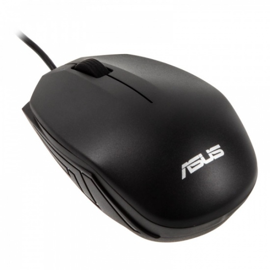 Asus UT280 Wired Optical Ambidextrous Mouse - Black Image