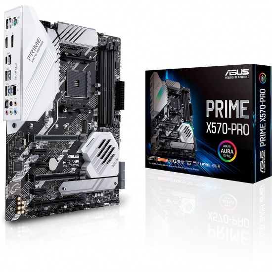 Asus Prime Pro AMD X570 AM4 DDR4 ATX Motherboard Image