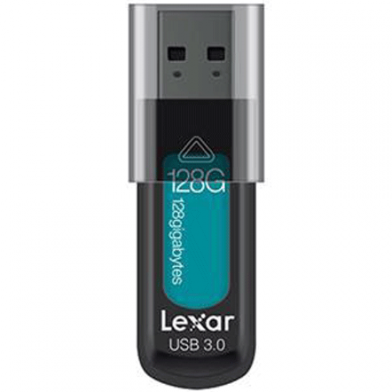 128GB Lexar S57 USB 3.0 Flash Drive Black/Blue Image