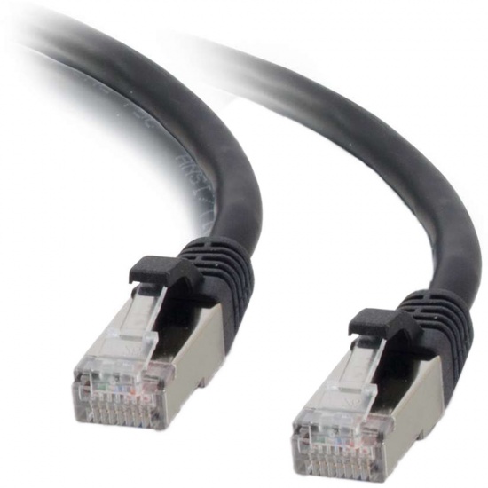 C2G Cat6 75ft Snagless Patch Cable - Black Image