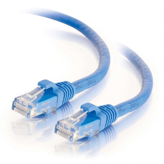 C2G Cat6 10 ft Snagless Network Patch Ethernet Cable - Blue Image