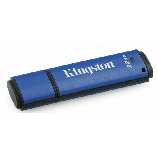 128GB Kingston Technology DataTraveler VP30 USB3.2 Type-A Flash Drive - Blue Image
