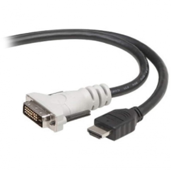 Belkin HDMI Male to DVI-D Male Cable 3FT - Black,White Image