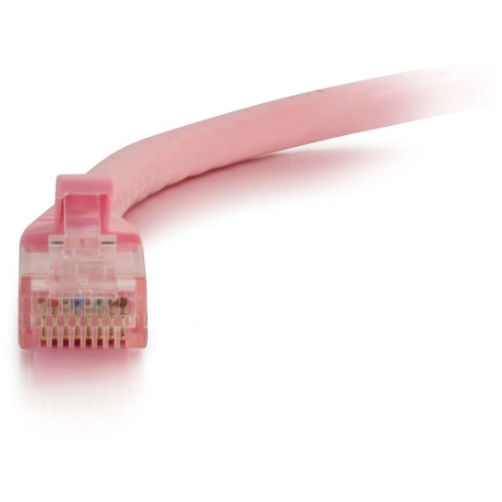 C2G Unshielded Snagless Cat6 Ethernet Network Cable - Pink - 6ft  Image