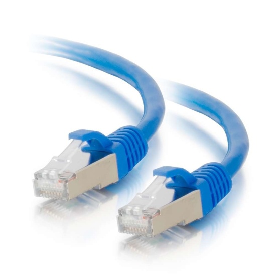 C2G Unshielded Snagless Cat5e Ethernet Network Cable - Blue - 5ft  Image