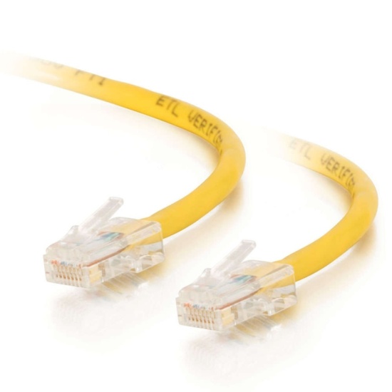 C2G Cat5e Non-Booted Unshielded Network Cable - Yellow - 7ft Image