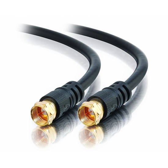 C2G 25ft 75-Ohm Value Series F-Type RG59 Coaxial Cable Image