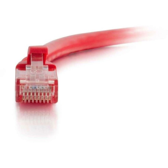 C2G Unshielded Snagless Cat6 Ethernet Network Cable - Red - 14ft  Image