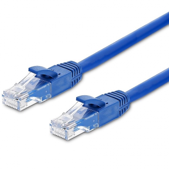 C2G Cat5E 350MHz Snagless Patch Network Cable Blue 0.9m (3ft) Image