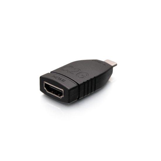 C2G USB-C to HDMI Adapter Converter - Black Image