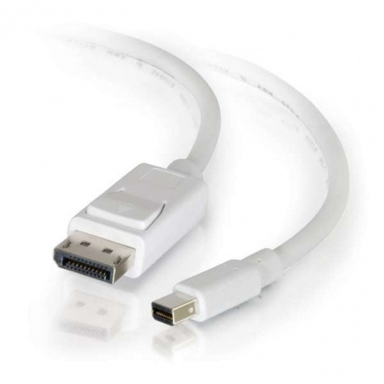 C2G 3ft Mini-DisplayPort to DisplayPort Cable - White Image