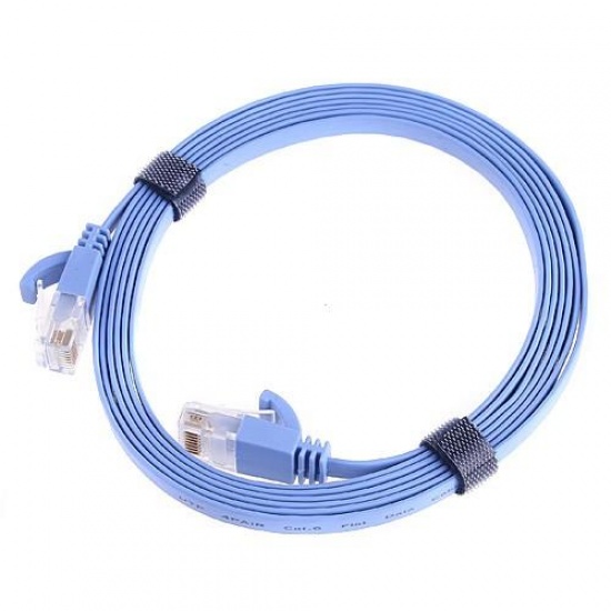 Cat6 RJ45 (Cat6a) Snagless Network Patch cable (Blue) 5m Value Range Image