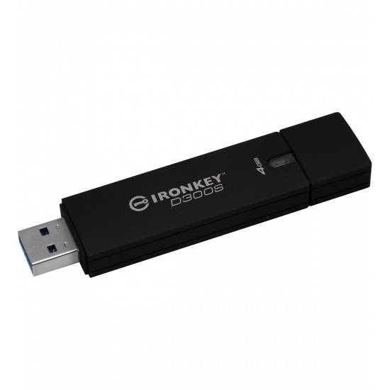 4GB Kingston IronKey D300S USB3.0 Flash Drive - Black Image