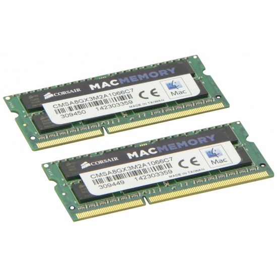 8GB Corsair DDR3 1066MHz Mac Laptop Memory Upgrade Kit (2x 4GB) PC3-8500 Image