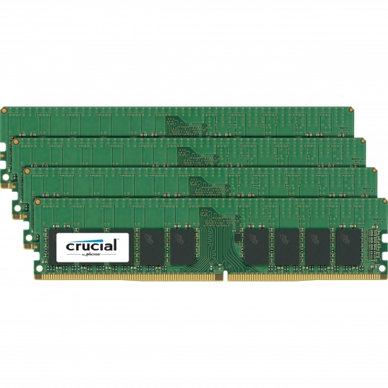 64GB Crucial 2133MHz DDR4 CL15 PC4-17000 ECC Unbuffered Memory Module Image