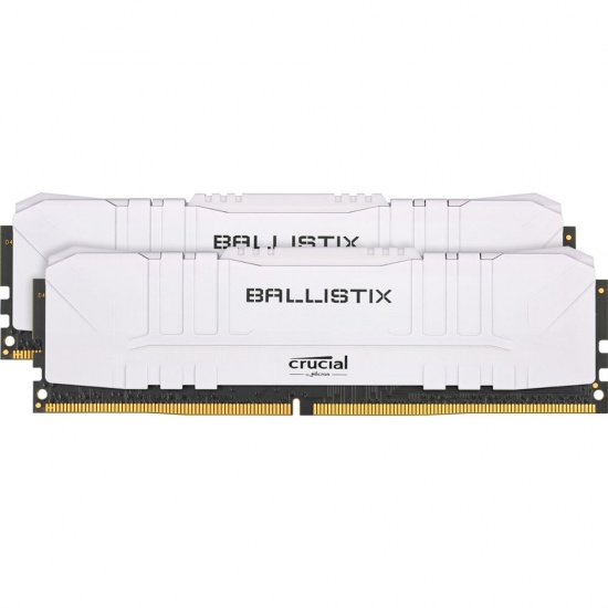32GB Crucial Ballistix 3200MHz PC4-25600 CL16 1.35 V DDR4 Dual Memory Kit (2 x 16GB) - White Image